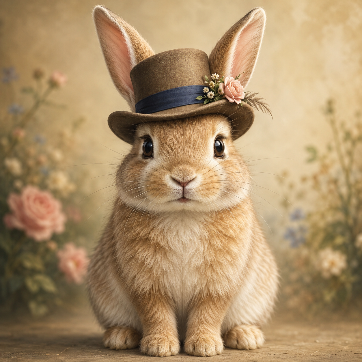 Hase mit Hut